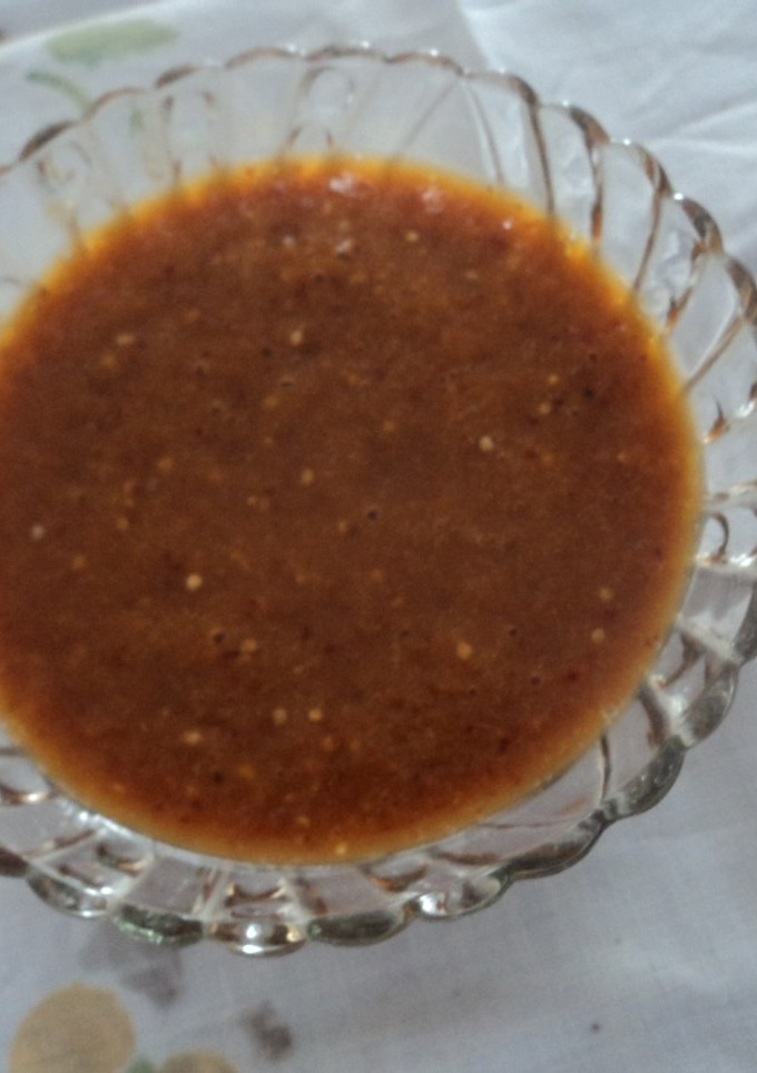 Una foto de Salsa de chiles yahualica muy picosa para tacos y guisos de cerdo