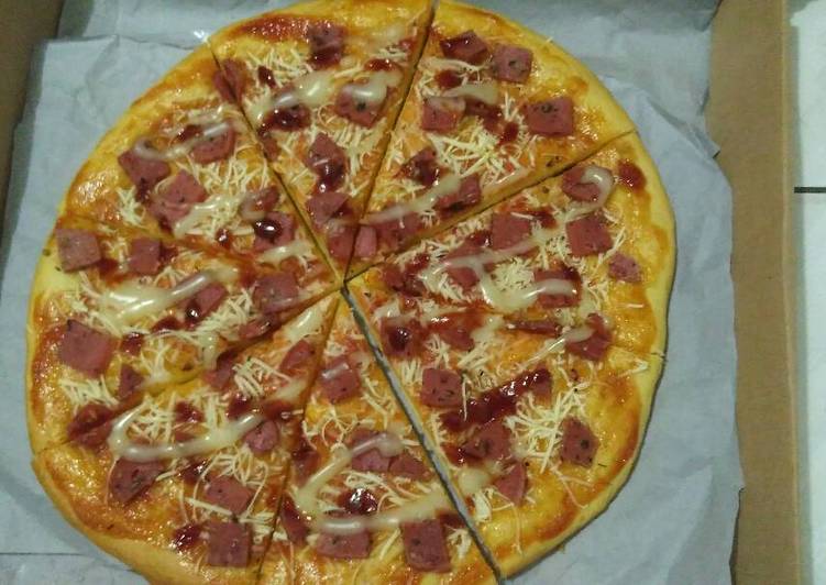 Resep Pizza Empuk tanpa banting2, tanpa standmixer, tanpa ...