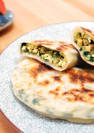 韭菜盒子 的食譜成品照片