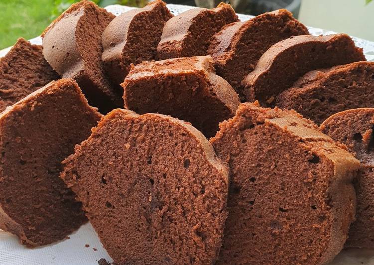Bolu Coklat Putih Telur