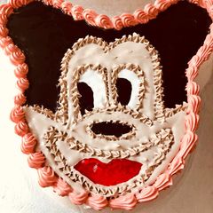 Mickey mouse Cake A picture of Mickey mouse Cake.