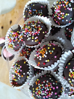 Foto resep Egg drops dark choco