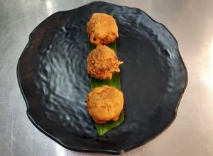 Una foto de Papa rellena colombiana