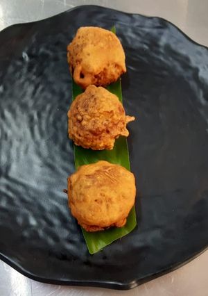 Una foto de Papa rellena colombiana