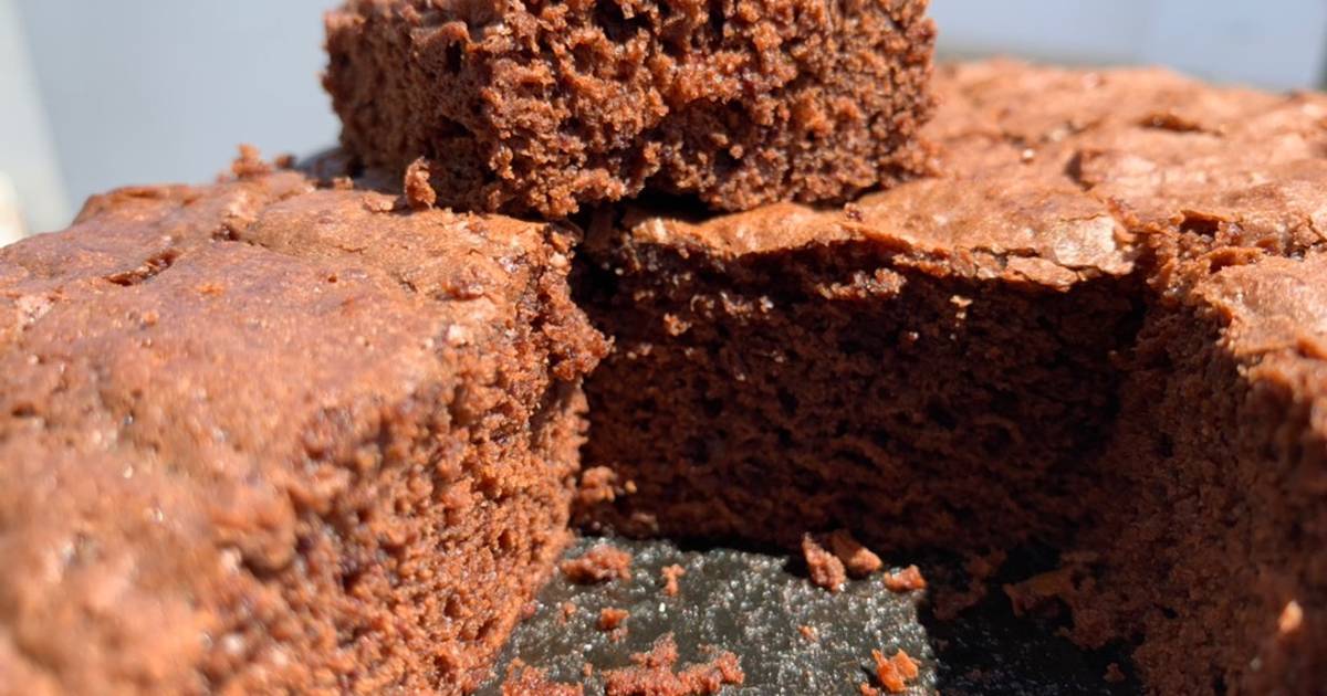 Brownie esponjoso Receta de Cristina Casan- Cookpad