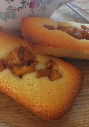 Une photo de Financiers à la Pomme façon Tatin