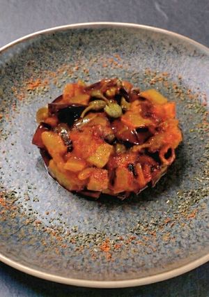 Foto di Caponatina di zucchine e melanzane