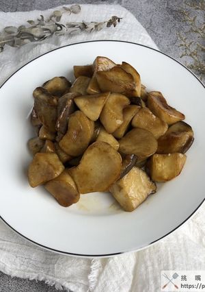 醬燒杏鮑菇(干貝般的口感) 的食譜成品照片
