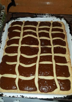 Una foto de Pasta flora de dulce de leche