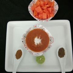 A picture of Papaya soup.