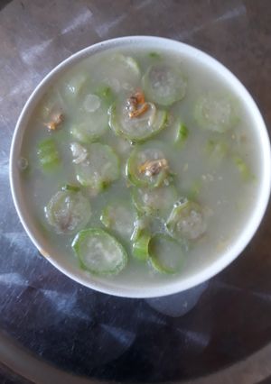 Hình của món Canh mướp nấu xò biển.