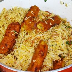 Seekh Kabab Pulao A picture of Seekh Kabab Pulao.