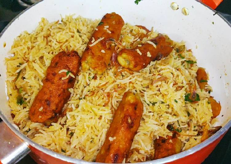 Seekh Kabab Pulao