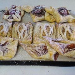 A picture of Puff pastry 4 ways.