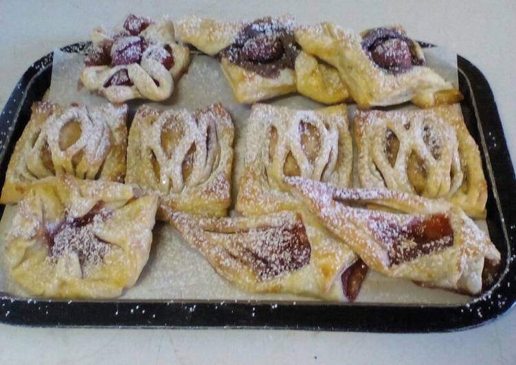 Puff pastry 4 ways