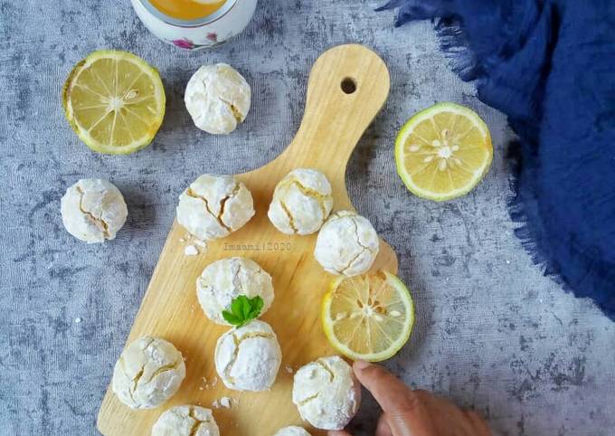 Lemon Crinkle Cookies