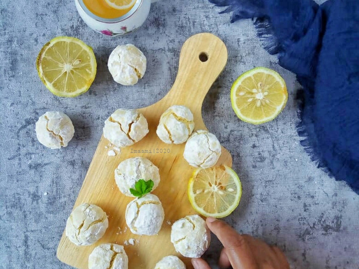 Langkah Mudah untuk Membuat Lemon Crinkle Cookies yang Enak Banget