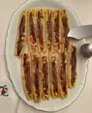 Espárragos rellenos de salpicón