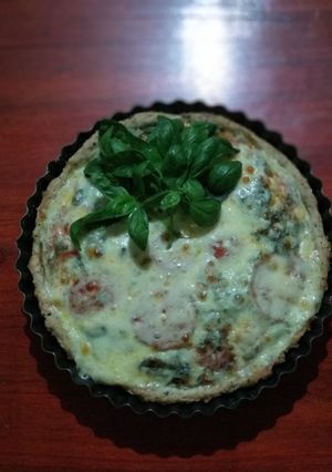 Una foto de Tarta Caprese