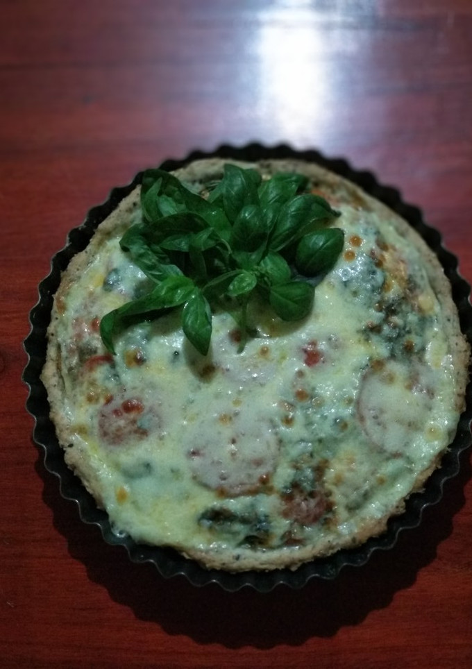 Una foto de Tarta Caprese