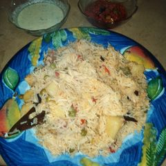 A picture of Matter Aloo PULAO.