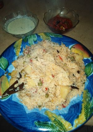 A picture of Matter Aloo PULAO.