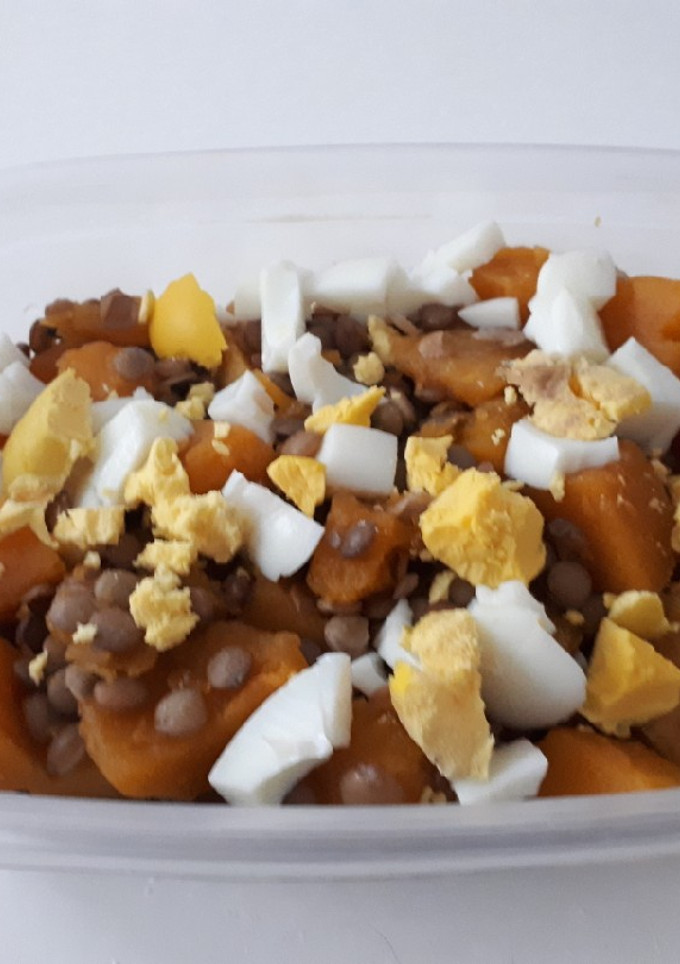 Una foto de Ensalada de calabaza(light)