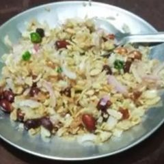 Bhel puri A picture of Bhel puri.