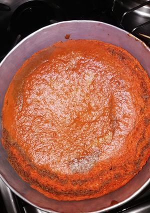 A picture of Orange and chocolate cake.
