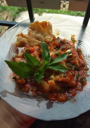 Foto resep Jamur krispi pedas manis