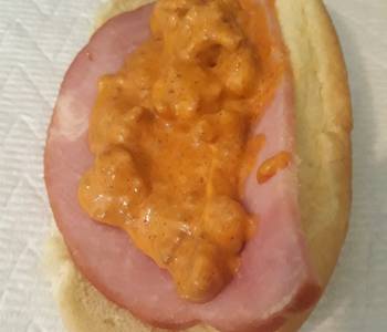 The New Way Prepare Recipe Ham on a Bun with Heathers Cheese Dip Delicious Steady