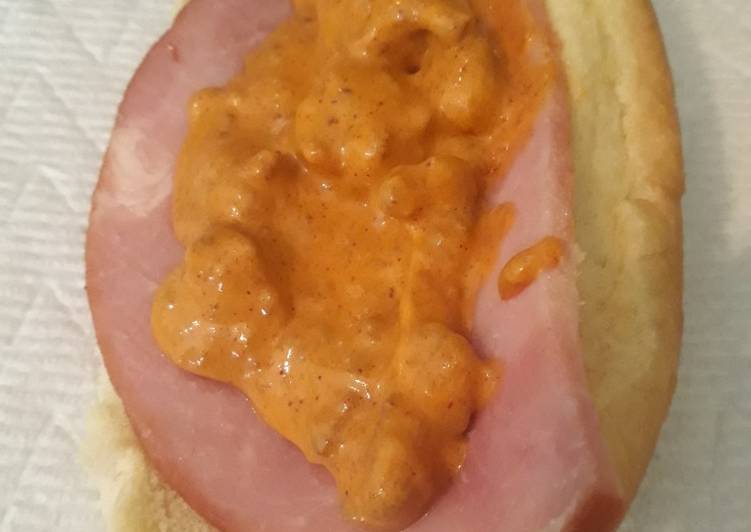 How to Prepare 2021 Ham on a Bun with Heather's Cheese Dip