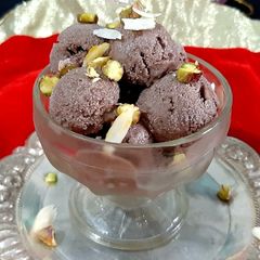 A picture of Frozen Banana Chocolate Yogurt(no machine).