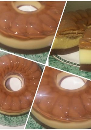 Foto resep Pudding Marie Regal 3 lapis