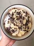 Cacao banana overnight oat