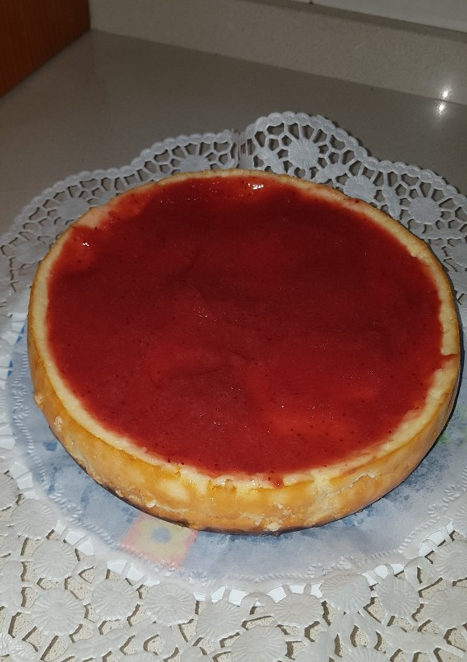 Una foto de Tarta de queso al horno en olla GM