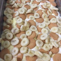 A picture of Banana pudding - large batch.