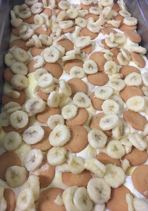 A picture of Banana pudding - large batch.