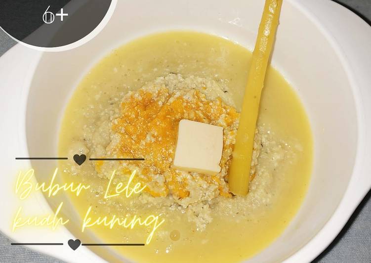 Bubur lele kuah kuning (Mpasi 4⭐) 6M