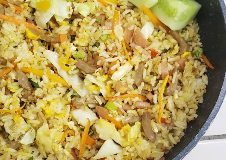 Cara Gampang Menyiapkan Nasi goreng sayur ala kampung, Bisa Manjain Lidah