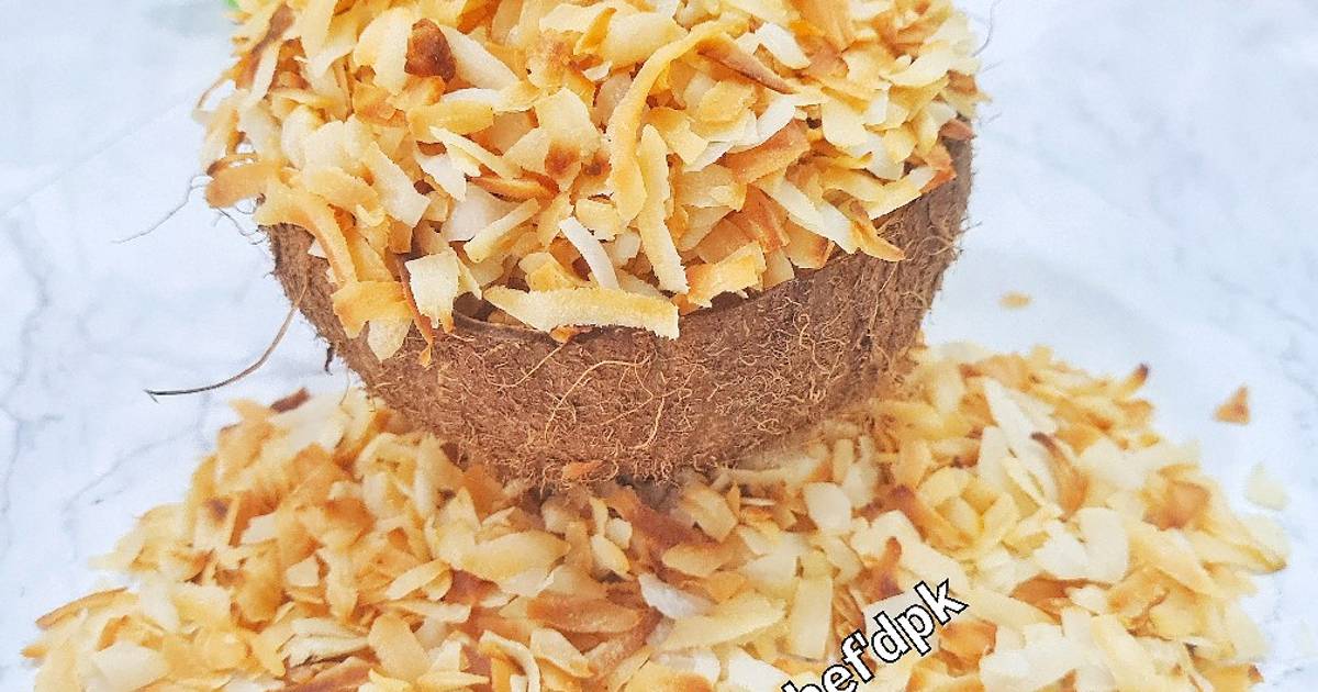 Classic Coconut flakes Recipe by DaPrincess Kitchen Culinary Concept