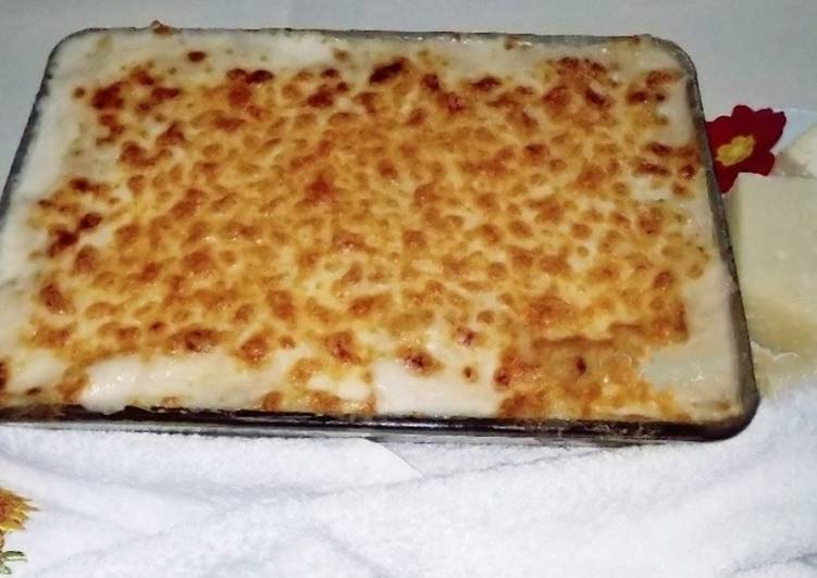 》 Lasanha de cinco queijos com cogumelos - Gozhowgos