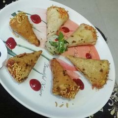 A picture of Leftover Roti Cones.