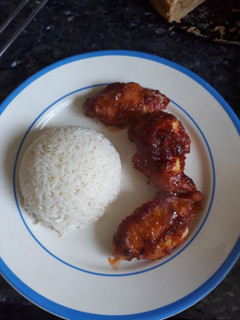 Una foto de Alitas a la bbq