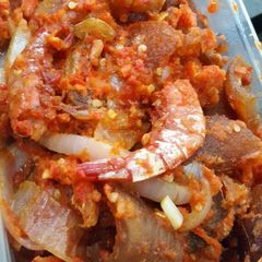 A picture of Peppered prawns.