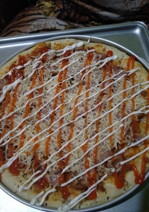 Foto resep Pizza saus bolognese