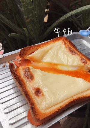 Hình của món Sandwich nướng phomai, trứng 🍳🍞🧈.