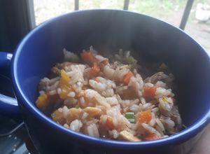 Una foto de Arroz "frito chino"