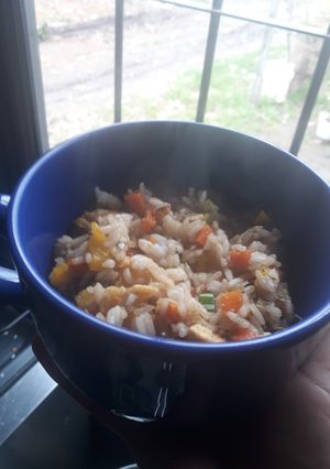 Una foto de Arroz "frito chino"