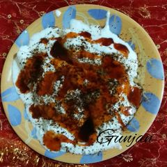 A picture of Simple dahi bada.